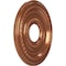 Ekena Millwork Cole PVC Ceiling Medallion (Fits Canopies up to 4 1/4"), Brght Coat Copper, 13"OD x 3 1/2"ID x 3/4"P CMP13COBCO - alternate 4